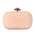 Intrecciato Knot Clutch, back view